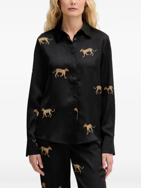 Lola Casademunt leopard-print shirt Black LS2615051