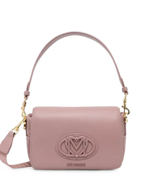 Love Moschino logo-plaque tote bag Pink JC4333PP0OKM0