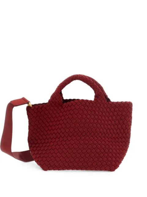NAGHEDI medium St. Barths woven tote bag Red SN03012LDROSSO