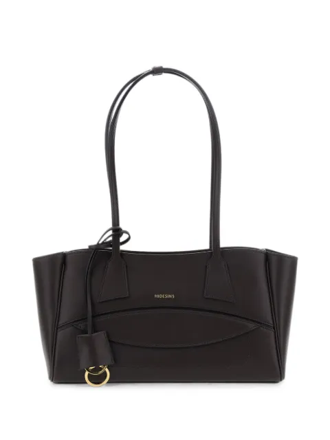 HIDESINS logo-print shoulder bag Brown SH13TRTDMR