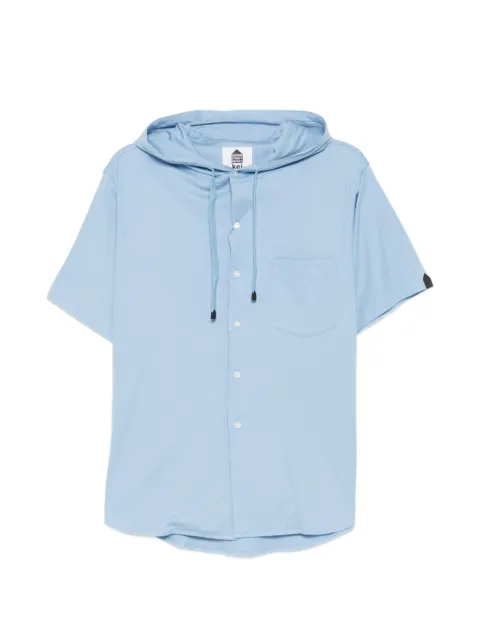 Dsm - Dover Street Market x Kei Ninomiya hooded shirt Blue DSM01B003
