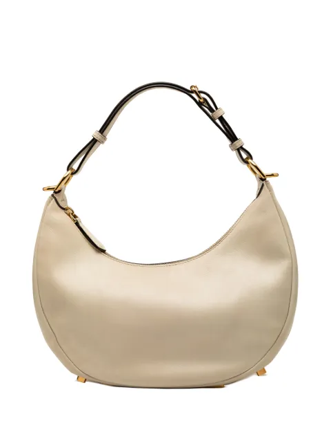 Fendi Pre-Owned 2010-2026 Small Leather Fendigraphy hobo bag Brown DYIX1Q4P9NGITTA6