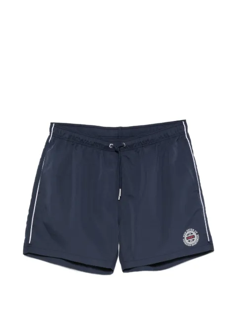 Gant logo-print piped swim shorts Blue 920006600