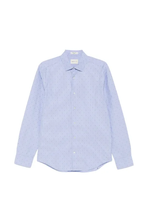 Gant long-sleeve patterned shirt Blue 3260049