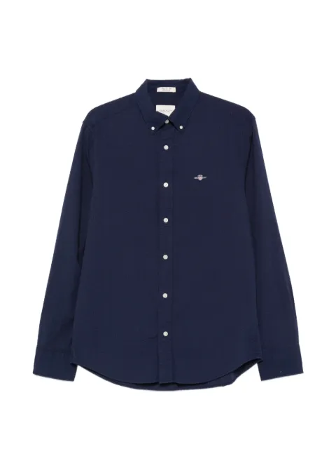 Gant seersucker button-down shirt Blue 3260036