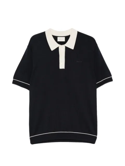 Gant contrast-collar tipped polo shirt Blue 8030287