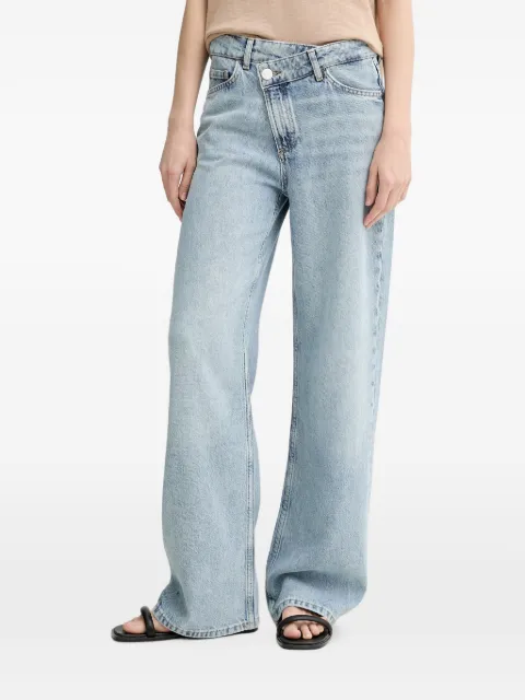 Marc O'Polo asymmetric-waistband wide-leg jeans Blue 5000014169