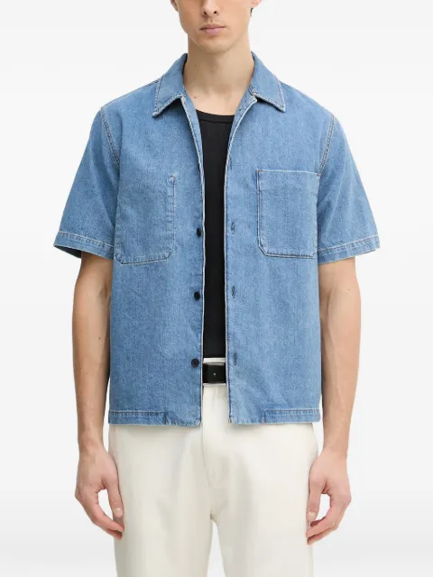Marc O'Polo patch-pocket short-sleeved shirt Blue 5000008048