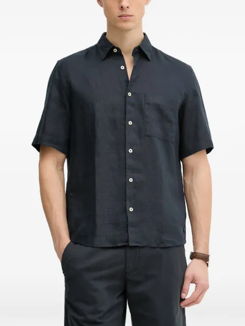 Marc O'Polo short-sleeve chest-pocket shirt Blue 5000012803