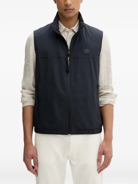 Marc O'Polo logo-patch zip-up gilet Blue 5000012767