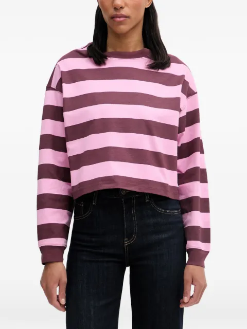 Marc O'Polo striped long-sleeve T-shirt Pink 5000008218