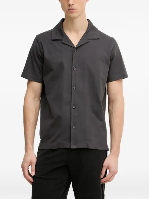 Marc O'Polo waffle-knit short-sleeve shirt Grey 5000008176