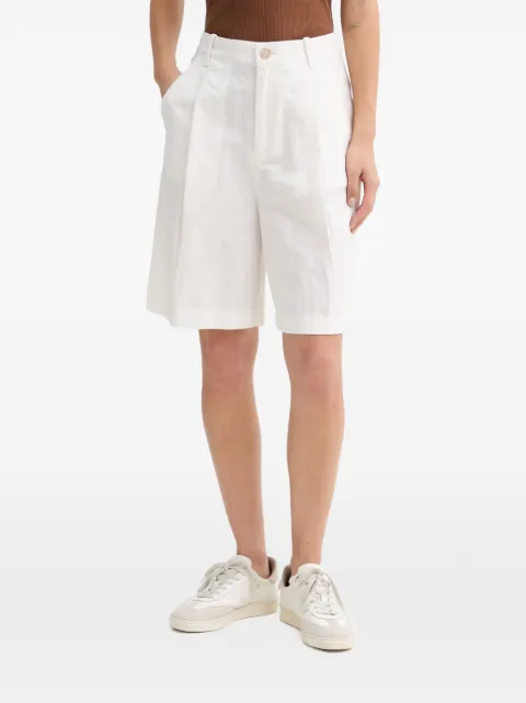 Marc O'Polo pleated-detail shorts White 5000011443