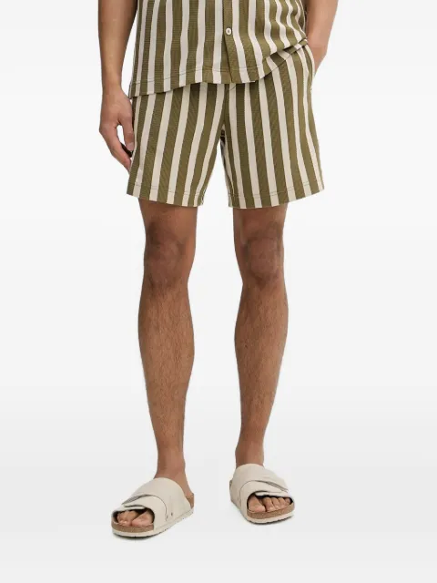 Marc O'Polo vertical-stripe shorts Green 5000013936