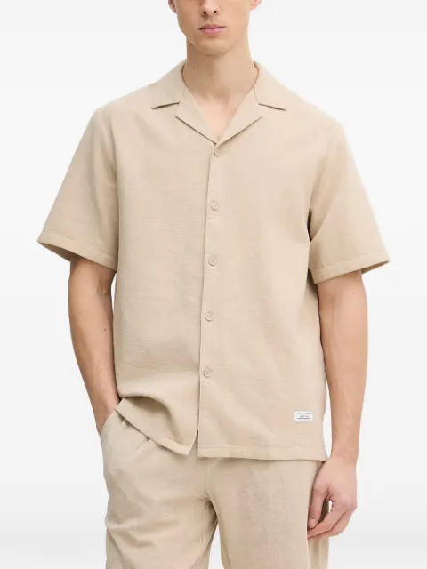 Marc O'Polo short-sleeve camp-collar shirt Neutrals 5000010060