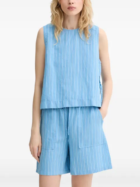 Marc O'Polo striped side-tie top Blue 5000010532