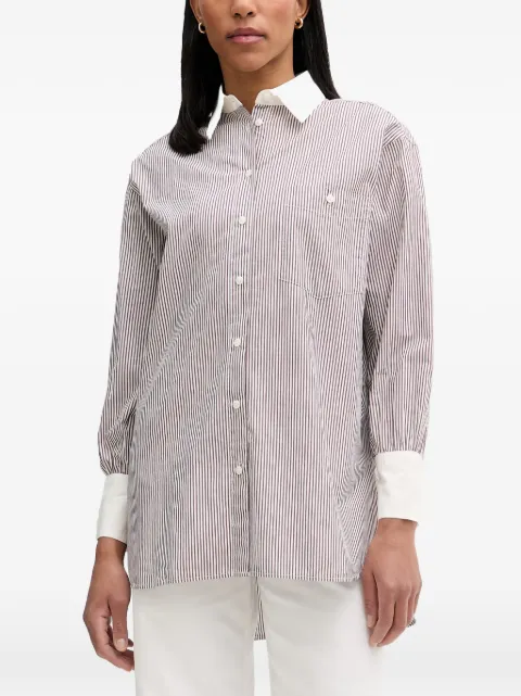 Marc O'Polo striped tie-cuff shirt White 5000008172