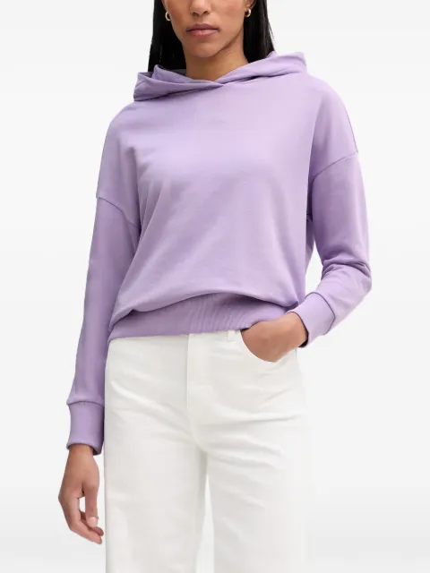 Marc O'Polo drop-shoulder ribbed-trim hoodie Purple 5000009694