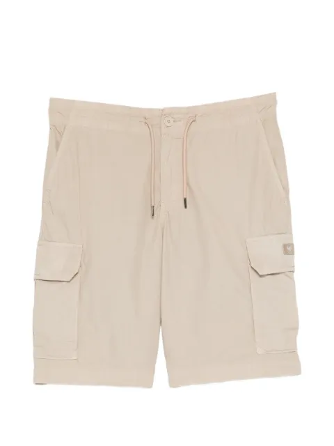 Emporio Armani logo-patch shorts Neutrals EM000592AF20428