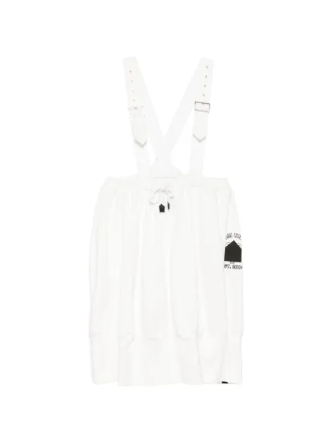 Dsm - Dover Street Market x Kei Ninomiya buckle-strap drawstring skirt White DSM01A001