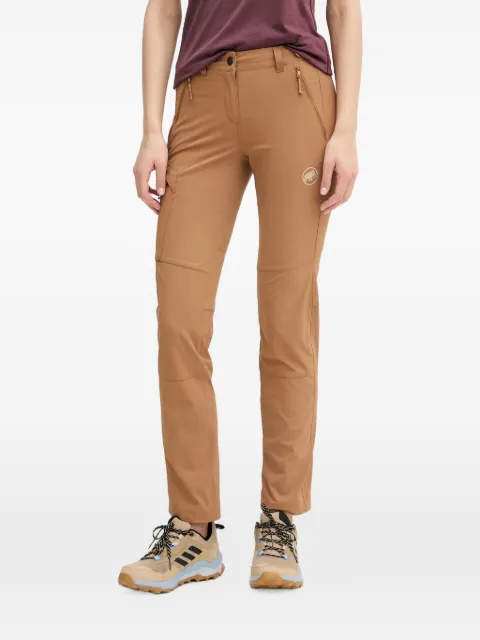 Mammut Runbold IV logo-print panelled trousers Brown 102202590