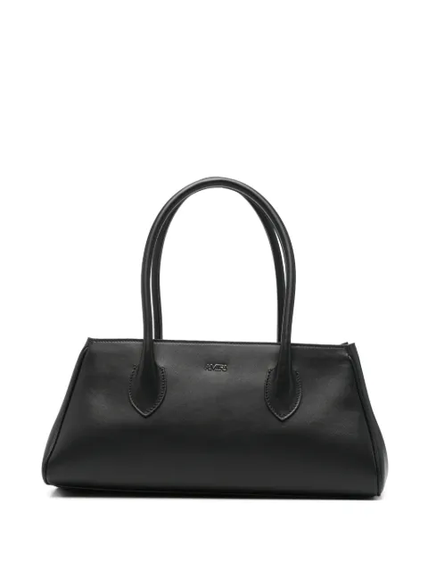 AMIRI logo-plaque leather tote bag Black AWHABA1129