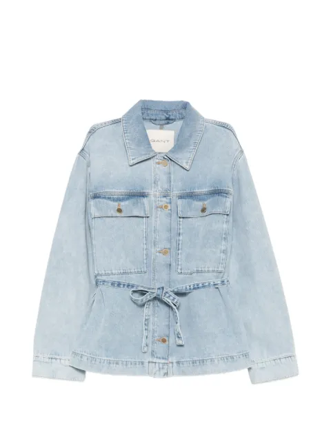 Gant belted button-up denim jacket Blue 4700408