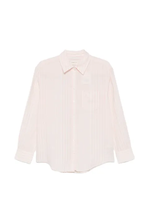Gant striped chest-pocket shirt Pink 4300622
