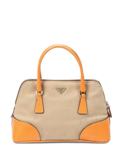 Prada Pre-Owned small Cinghiale Canapa tote bag Neutrals BN0116