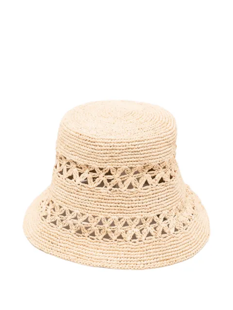 ZIMMERMANN raffia bucket hat Neutrals 8300XS26A2