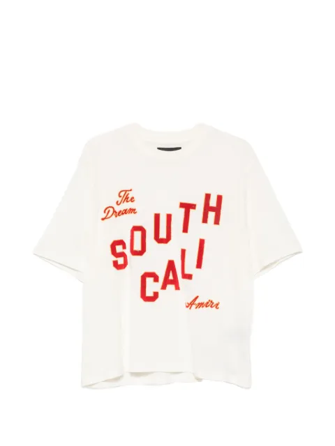 AMIRI logo-print T-shirt Neutrals AMTOJR1180