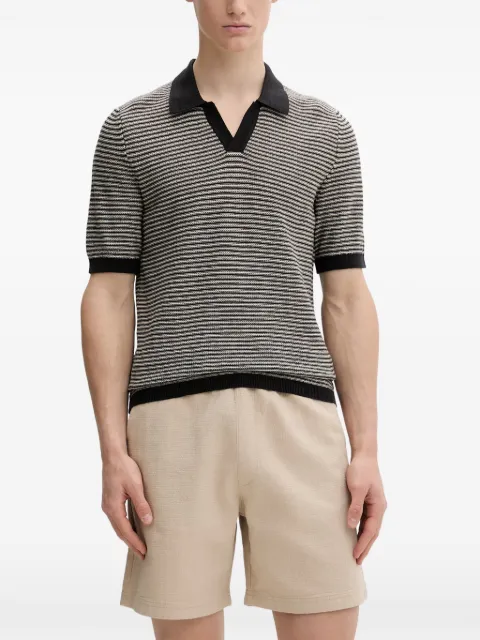 Marc O'Polo striped knit Polo shirt Neutrals 5000013989