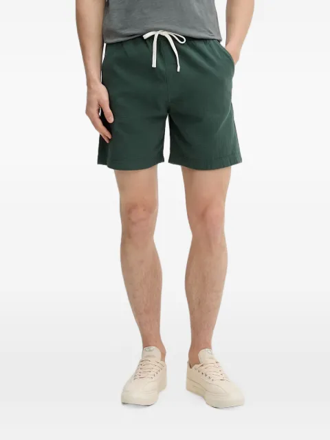 Marc O'Polo drawstring seersucker shorts Green 5000010054