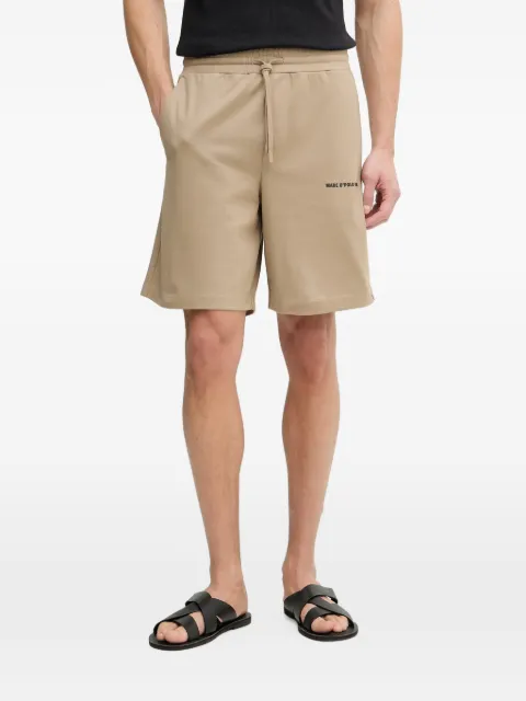Marc O'Polo drawstring logo-print shorts Neutrals 5000008254