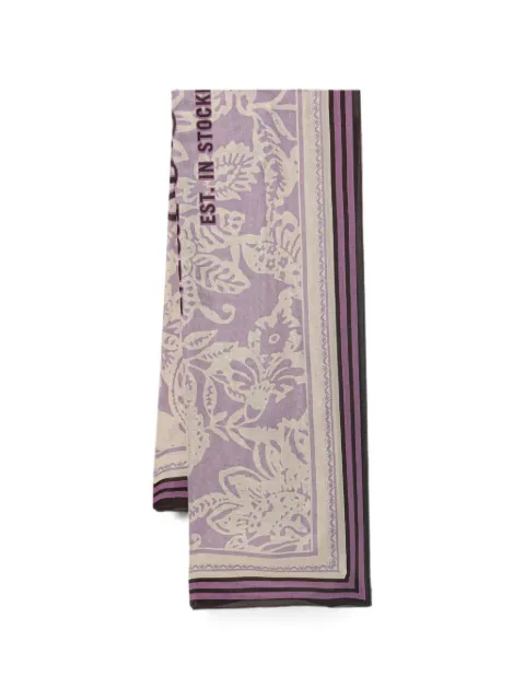 Marc O'Polo floral-print scarf Purple 5000013246