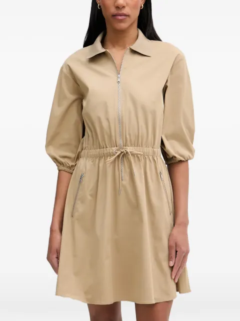 Marc O'Polo zip-up drawstring-waist mini dress Neutrals 5000008225