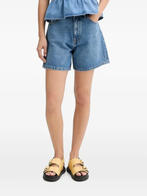 Marc O'Polo logo-patch denim shorts Blue 5000009787