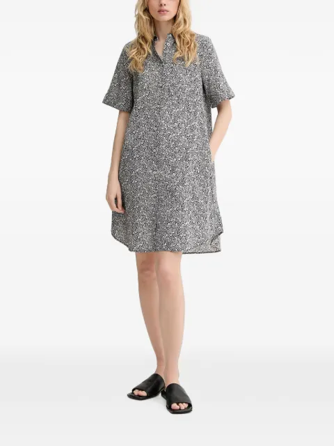 Marc O'Polo butterfly-print midi shirt dress Black 5000014184