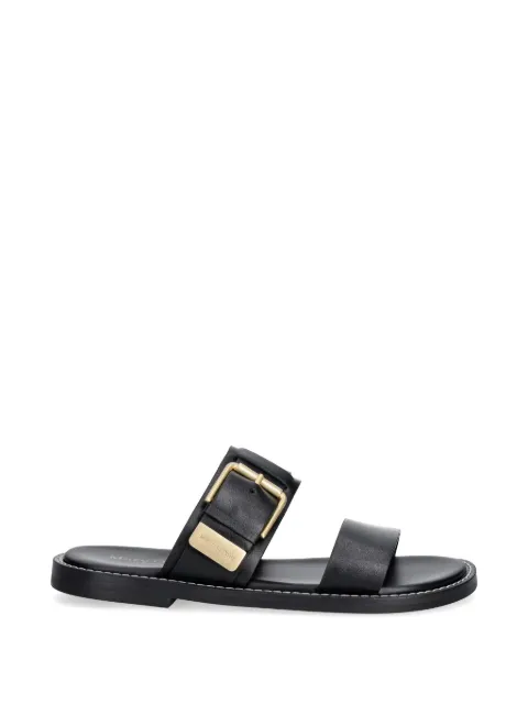 Marc O'Polo buckle-detailed leather sandals Black 60318691101100