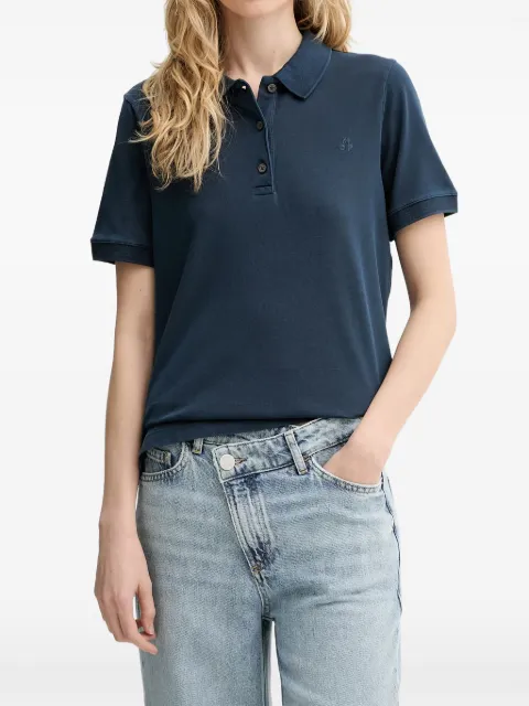 Marc O'Polo logo-embroidered piqué polo shirt Blue 5000013269