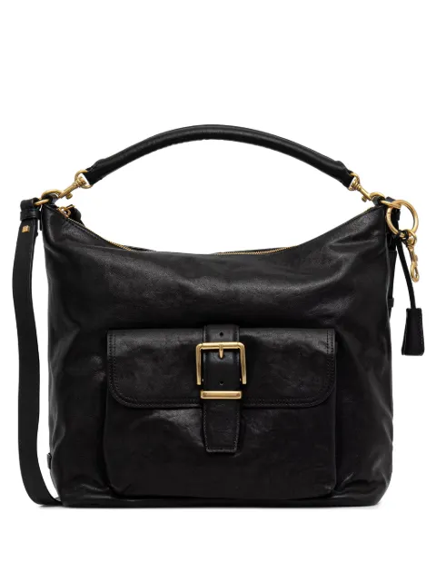 Marc O'Polo buckle-detail shoulder bag Black 5000010942