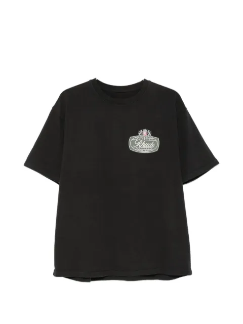 RHUDE logo-print T-shirt Black RHFW26TT02012