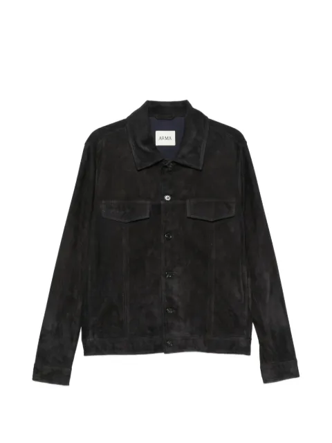 Arma Daniel suede jacket Black 001G266004