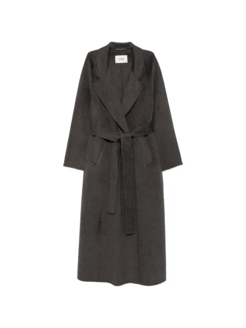 Arma Nouk belted wool coat Grey 01TL26610902