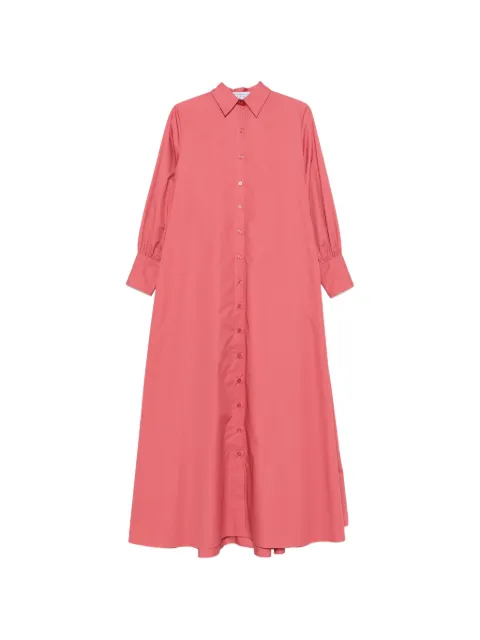 Abadia layered volume shirt dress Pink AB100569RED