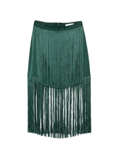 Esse Studios Cinca layered fringe skirt Green ESSE015SKIRT3