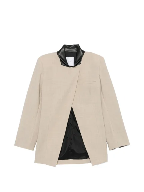 Esse Studios Alessio wrap blazer Neutrals ESSE015JACKET4