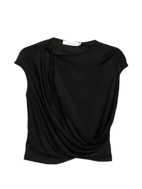 Aya Muse Nyra cut-out cami top Black AMPF2672