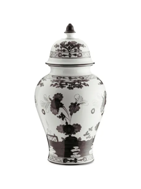 GINORI 1735 large Oriente Italiano-motif potiche vase (38cm) White 016RG02FA5356010380