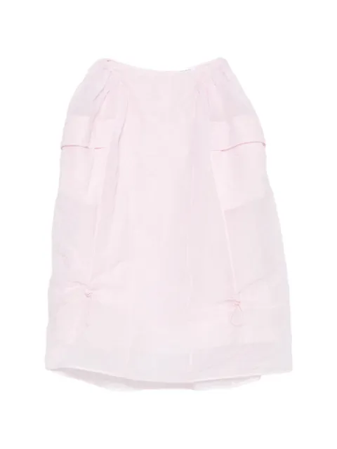 Cecilie Bahnsen Papillon matelassé maxi skirt Pink 226RTW17009CBFUANA